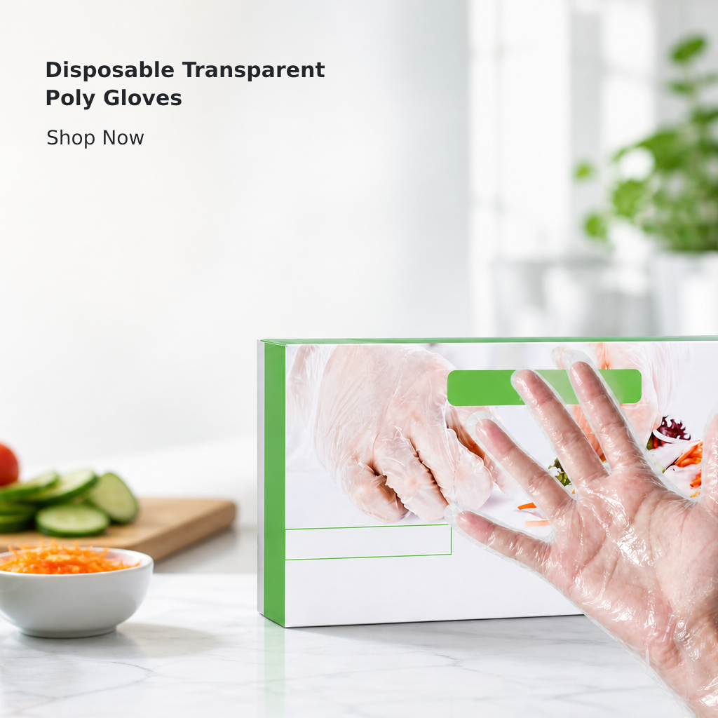 600-Count Disposable Poly Gloves
