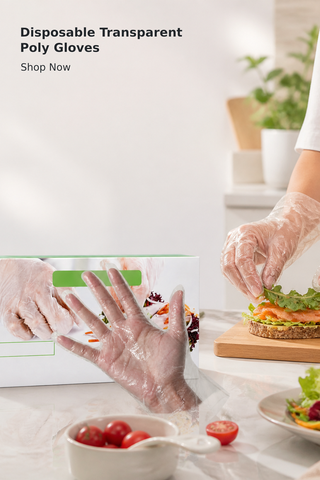 600-Count Disposable Poly Gloves